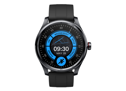 AIWA AWSWI123B reloj inteligente negro - vista frontal