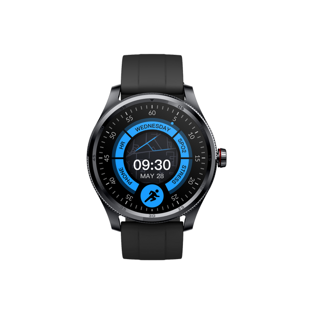 AIWA AWSWI123B reloj inteligente negro - vista frontal