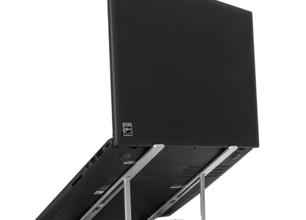 Targus base portátil con dock integrado AWU100005GL - en uso, altura ajustada