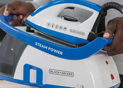 Plancha a Vapor Black + Decker Garment Care SS24430 | Generador de Vapor | 1.3L | Vapor Vertical | Cerámica
