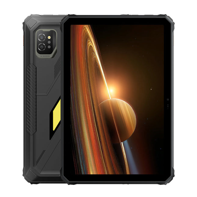 Blackview Active 7 tablet resistente color negro, vista frontal