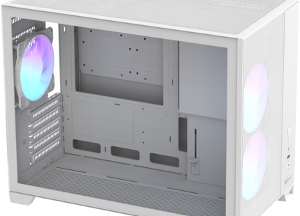 Formula V Line Case Blanco 3 Ventiladores ARGB, G6 Plus AR