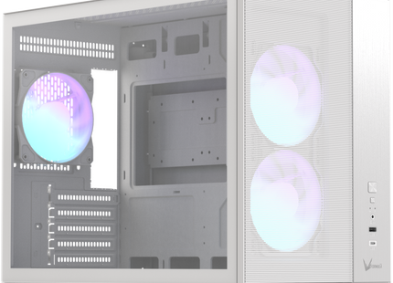 Formula V Line Case Blanco 3 Ventiladores ARGB, G6 Plus AR