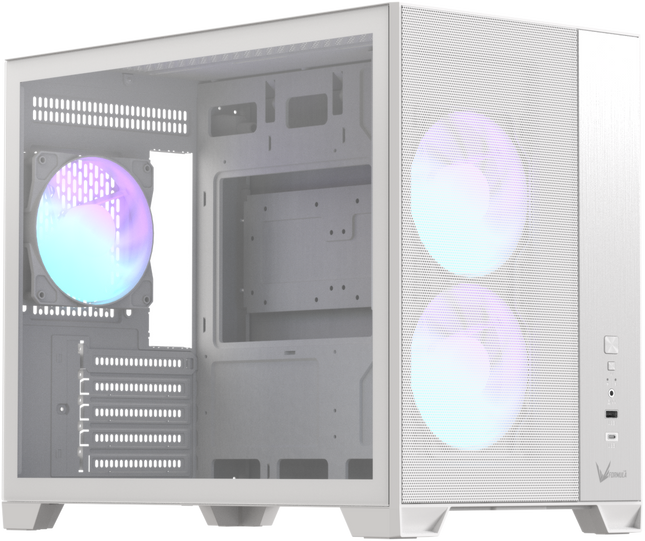 Formula V Line Case Blanco 3 Ventiladores ARGB, G6 Plus AR