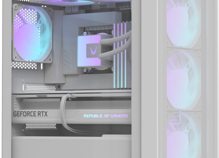 Formula V Line Case Blanco 4 Ventiladores ARGB, GX600 Plus