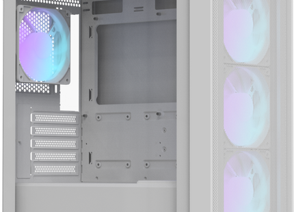 Formula V Line Case Blanco 4 Ventiladores ARGB, GX600 Plus