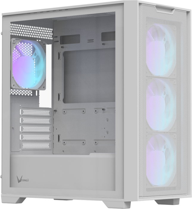 Formula V Line Case Blanco 4 Ventiladores ARGB, GX600 Plus