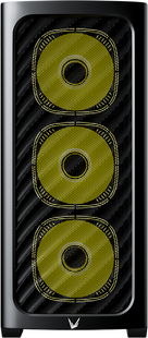 Case ARGB Formula V Line Air Power G3 Plus Black Mid Tower 4711401663652 | 6 Ventiladores 120mm | Malla Frontal | Vidrio Templado | Negro