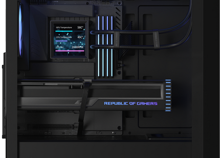 Formula V Line Air Power GX600 Plus negro, vista adicional del gabinete