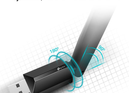 Adaptador USB Inalámbrico AC600 de Alta Ganancia Doble Banda TP-Link, Archer T2U Plus