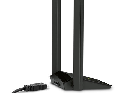 Adaptador inalámbrico TP-Link T4U Plus puerto USB 3.0 vista lateral derecha