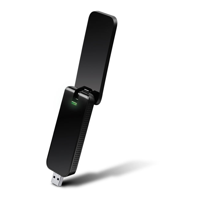 Adaptador USB WiFi TP-Link Archer T4U AC1300 vista frontal con antenas