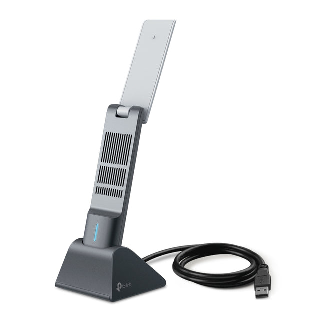 Adaptador WiFi TP-Link Archer TX50UH AX3000 vista frontal con antenas extendidas