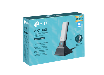 Adaptador Wi-Fi 6 AX1800 TP-Link, Archer TX20UH