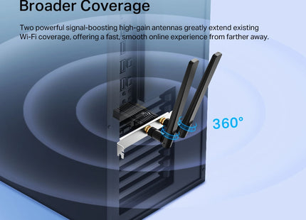 Adaptador PCIe AX3000 TP-Link, Archer TX55E