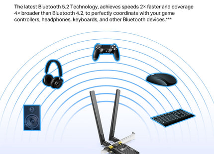 Adaptador PCIe AX3000 TP-Link, Archer TX55E