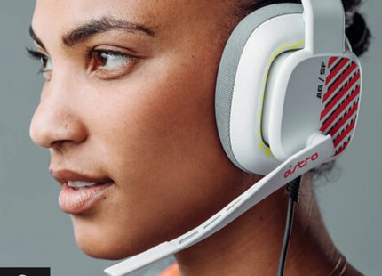 Headset Logitech Astro A10 White Star Killer Base | Micrófono Flip-to-Mute | Play Station