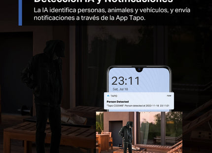 Cámara Inteligente de Vigilancia para Exterior TP-Link, Tapo C325WB