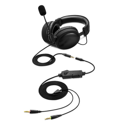 Headset Gaming Sharkoon B1 | Estéreo | 3.5 mm | Micrófono desmontable | Diadema metálica