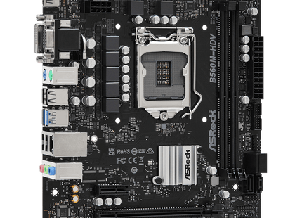 Tarjeta Madre ASRock B560M-HDV R3.0 | Micro ATX | Socket LGA 1200 | Soporte DDR4