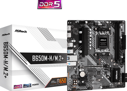 Tarjeta Madre ASRock B650M-H/M.2+ | Micro ATX | Socket AM5 | Soporte DDR5