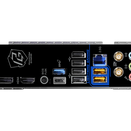 Tarjeta Madre ASRock B650M PG Riptide WiFi | Micro ATX | AM5 | DDR5 hasta 7200+ MHz | WiFi 6E