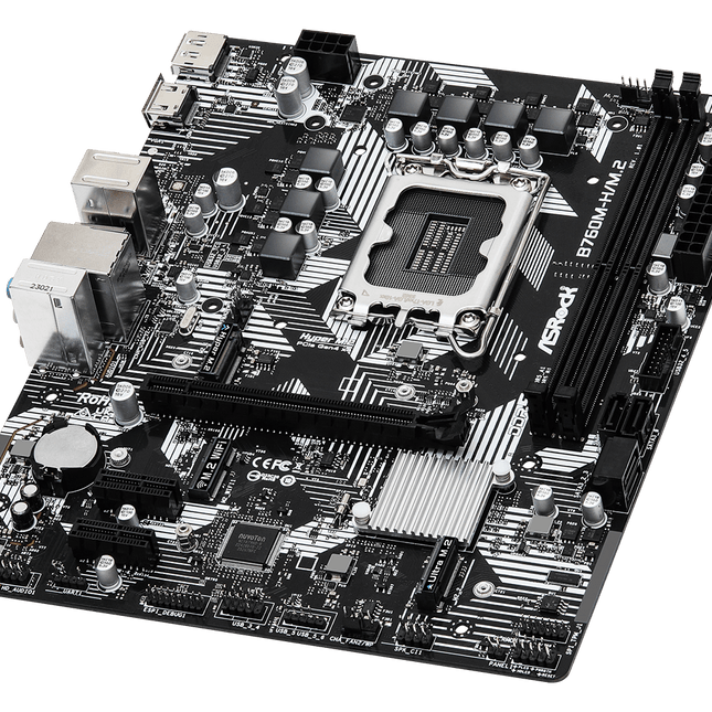 Tarjeta Madre ASRock B760M-H/M.2 | Micro ATX | LGA 1700 | DDR5 hasta 7200+ MHz