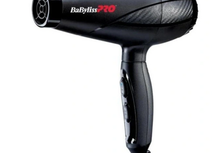 Secadora BaByliss Black Star | 2000W | Motor AC Profesional | Tecnología Iónica | Negro