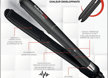 PLANCHA CERAMIC XTREME VIBRATORI 1"