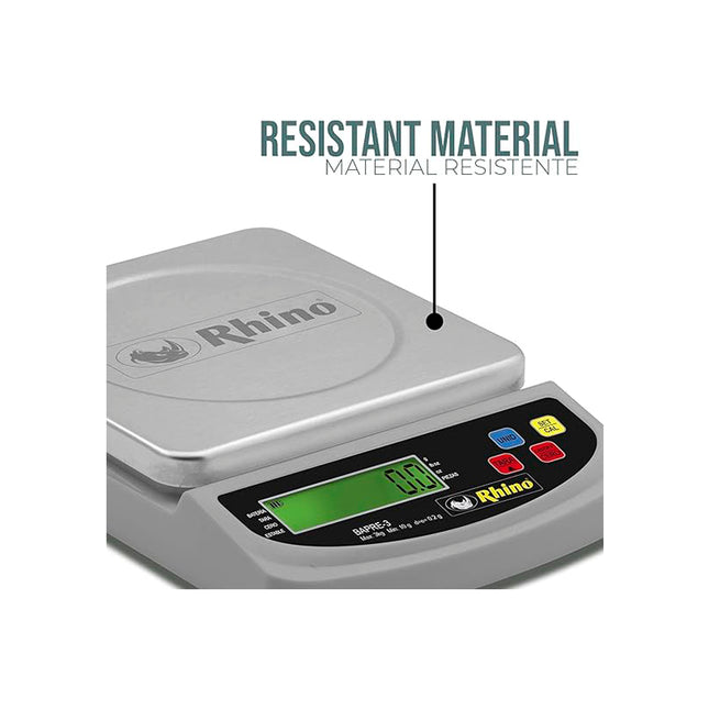 Rhino BAPRE-3 Báscula Electrónica de Precisión 3 kg 0.2 g