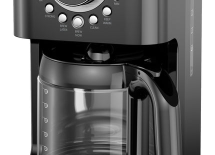 Cafetera Black+Decker CM4200S‑LA | 12 Tazas | Digital Programable 24 h | Vortex™ | Acero Inoxidable