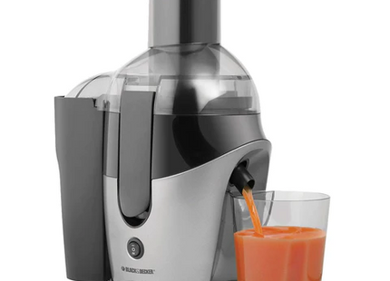 Extractor de Jugos Black+Decker JMBD3181 | 500 W | 2 Velocidades | Acero Inoxidable | 3″ Boca | Gris