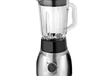 Licuadora Black + Decker BL1650S | 750W | Jarra de Vidrio 1.5L | 2 Velocidades + Pulso | Vaso Personal Tritan™