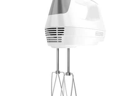 BLACK+DECKER MX1500W Batidora de Mano Blanca 175 W con 5 Velocidades