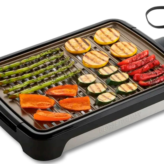 George foreman parrilla tipo grill no genera humo 172 pul GFS0172SB