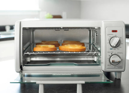 Horno Tostador con Freidora de Aire Black+Decker TO1785SG‑LA | 9″ (4 rebanadas) | 1150 W | 5 Funciones | Convección EvenToast™