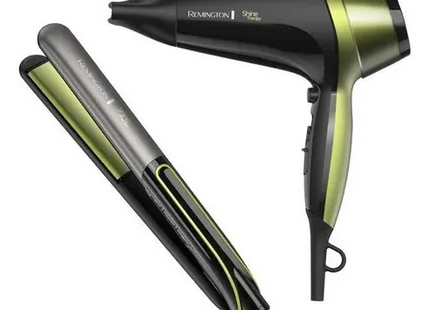 Combo Alisadora y Secador Remington S12A-D13A (110) F | Terapia de Aguacate | 2300W | Cerámica Iónica | Cuidado Antifrizz
