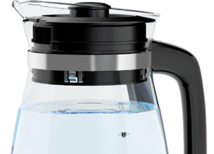 Hervidor Eléctrico Black+Decker KE7000B‑LA | 1.7 L | 1500 W | Iluminación LED | Base 360° | Apagado Automático