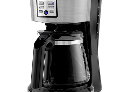 Cafetera Black+Decker CM1331S‑LA | 12 Tazas | 975 W | Digital Programable 24 h | Vortex™ | Acero Inoxidable