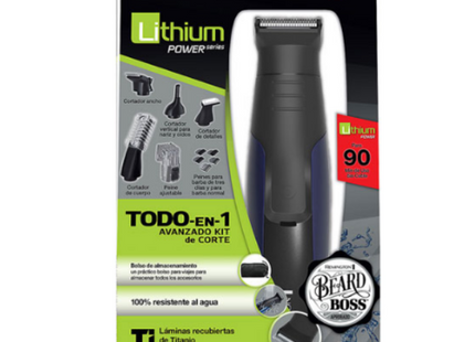 Cortadora de Cabello Remington PG6160A-BVF | Kit Multifunción | Cuchillas de Titanio | Uso Inalámbrico 90 min | Resistente al Agua