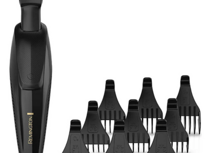 Cortapelo Remington Ultimate Precision Trimmer MB20A 931102 (Waterproof) | Cuchilla en T 30mm | Peines Ajustables 1-5mm | 6 Peines Guía 1.5-15mm | 60 Min Inalámbrico