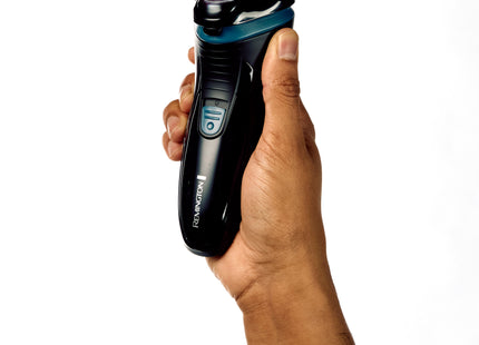 Afeitadora Rotativa Remington Style Series R1 R1001 | Inalámbrica | Cuchillas Dual Track de Acero Inoxidable | 30 Min de Uso | USB-C Recargable