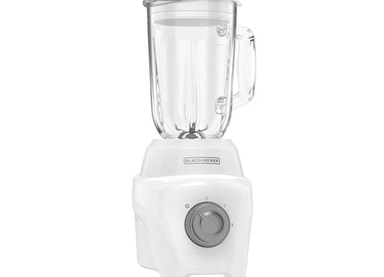 Licuadora Black + Decker Ice Crush BL0876-0WDLA | 700W | 2 Velocidades | Jarra de Vidrio 1.25L | Blanca