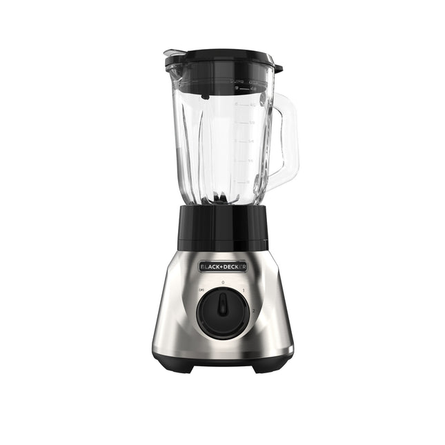 Licuadora Black + Decker Tricuadora BL1686-0SDLA | 800W | 2 Velocidades | Vidrio 1.5L | Vaso Personal 500ml | Acero Inoxidable