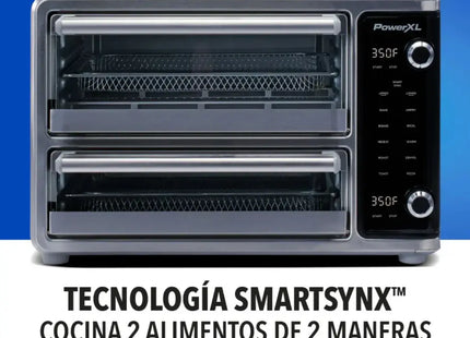 Horno y Freidora de Aire Power XL SmartSynx TO67D5-1SPLA | Doble Puerta