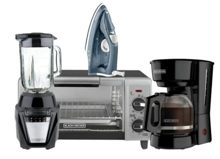 Black + Decker combo plancha + horno tostador+licuadora+cafetera - CBBD1747
