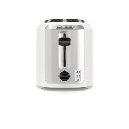 Black+Decker tostadora 2 rebanadas plateada - TR7827-1WDLA