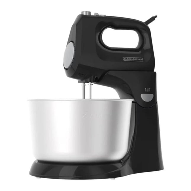 BLACK+DECKER MX1500W Batidora de Mano Blanca 175 W con 5 Velocidades