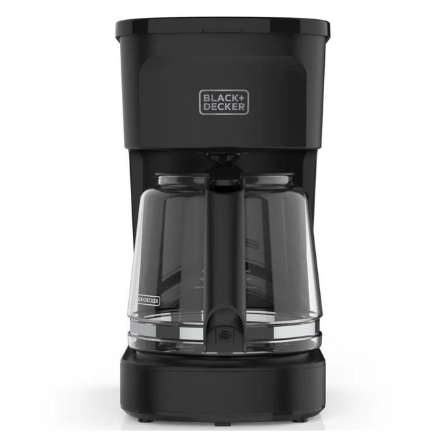 BLACK+DECKER CM0021-0BDLA Cafetera 12 Tazas Negro Mate 900 W con Tecnología Vortex