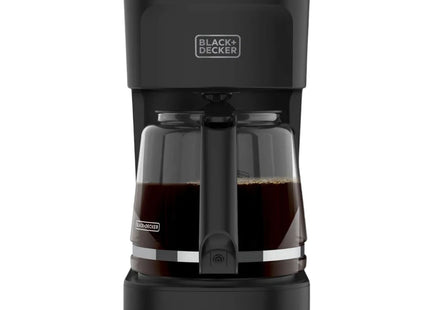 BLACK+DECKER CM0021-0BDLA Cafetera 12 Tazas Negro Mate 900 W con Tecnología Vortex